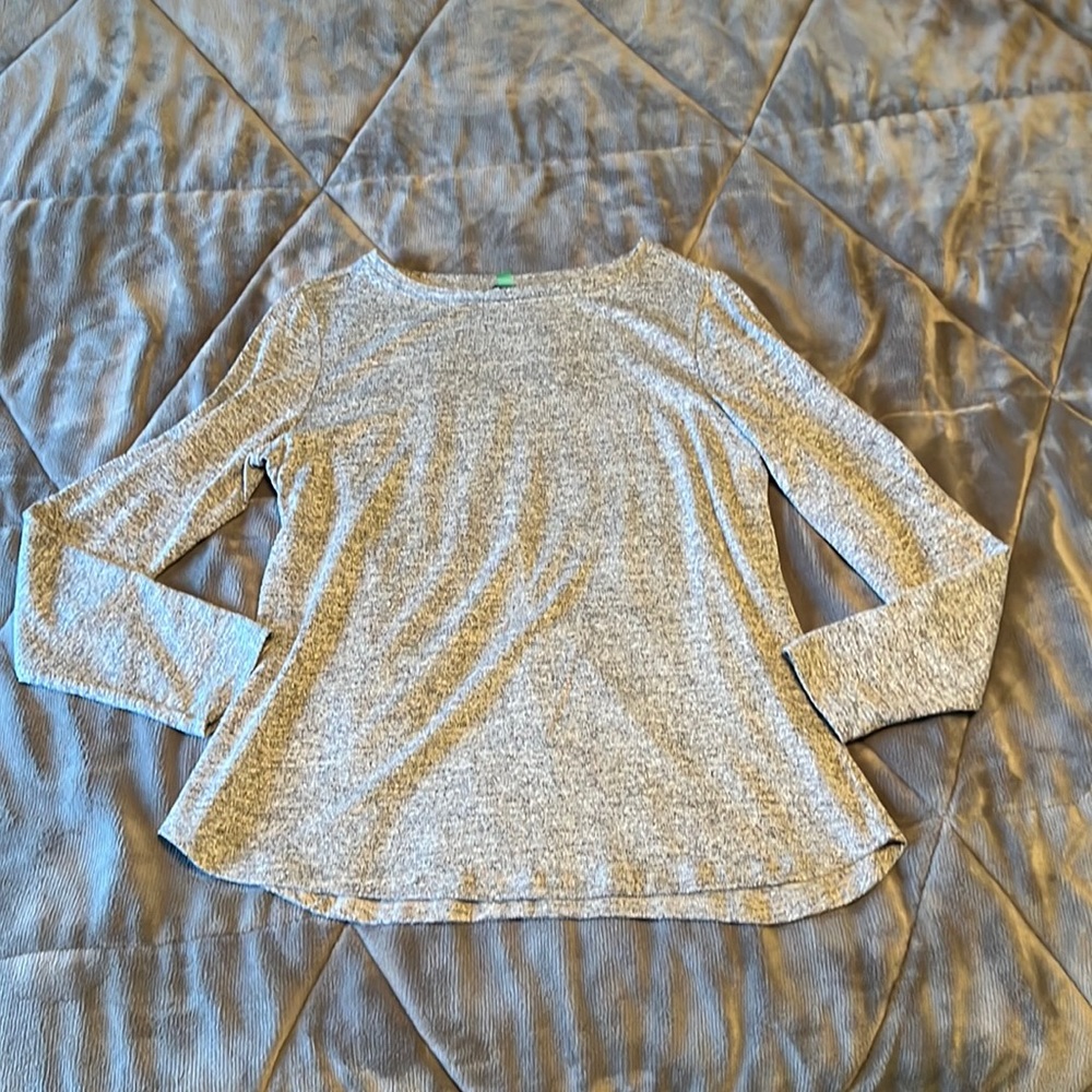 Large Dip Grey Sweater